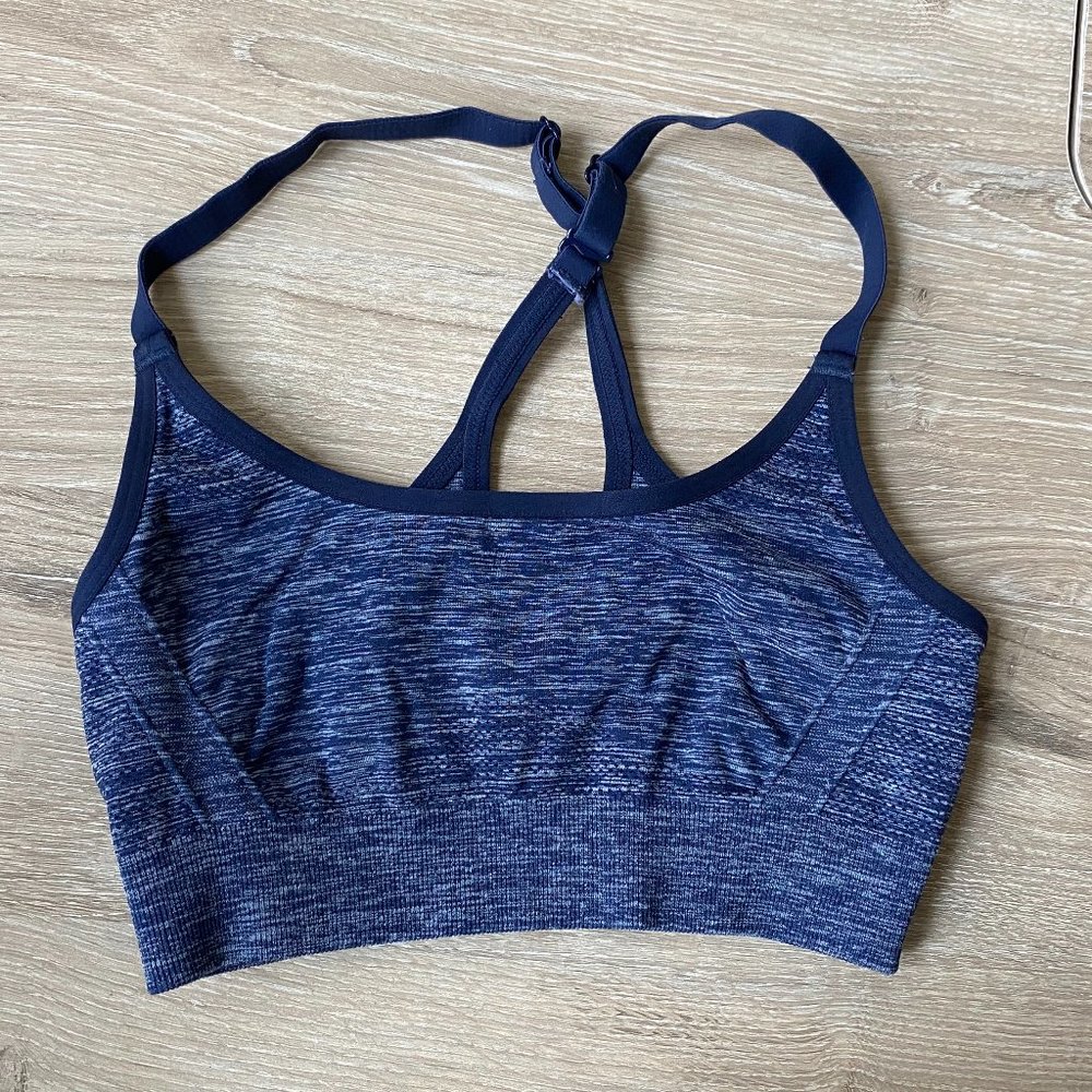 Under Armour Sports Bras Set of 2 Blue Black XS - Picture 6 of 12